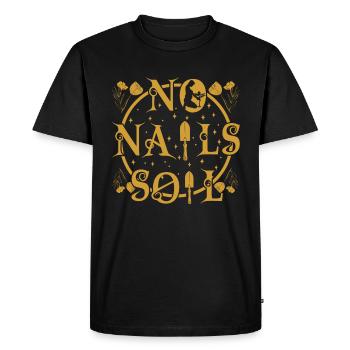pas de clous Sol - T-shirt Premium bio Homme - noir - Devant - Nico (187cm)