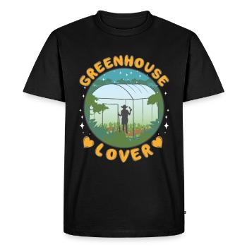 Greenhouse lover - Men's Premium Organic T-Shirt - black - Front - Nico (187cm)