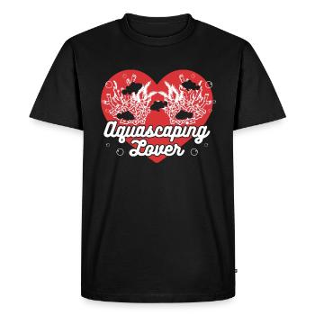 Aquascaping Lover - Men's Premium Organic T-Shirt - black - Front - Nico (187cm)