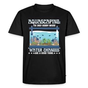 where 'water changes' are a good thing. - Men's Premium Organic T-Shirt - black - Front - Nico (187cm)
