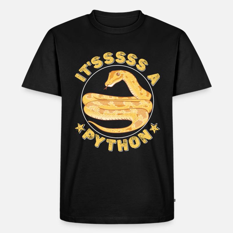 C’est un Python - T-shirt Premium bio Homme - noir