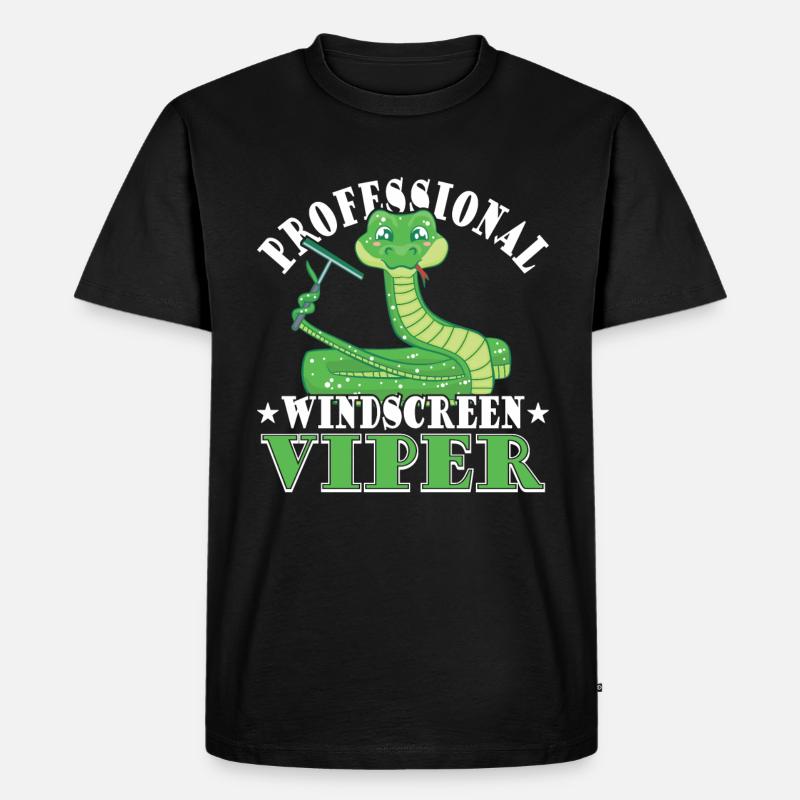 Professional Windscreen Viper - Men's Premium Organic T-Shirt - black