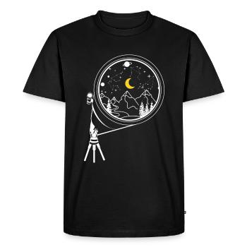 Astronomie astronomique - T-shirt Premium bio Homme - noir - Devant - Nico (187cm)