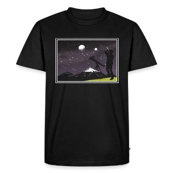 Astronomie astronomique - T-shirt Premium bio Homme - noir - Devant - Nico (187cm)