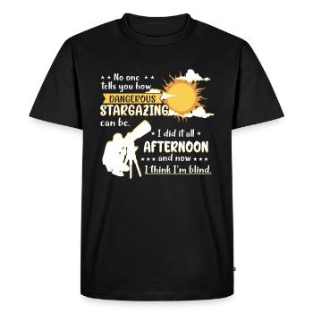 Personne ne vous dit à quel point l’observation des étoiles peut être. Je l’ai fait un - T-shirt Premium bio Homme - noir - Devant - Nico (187cm)