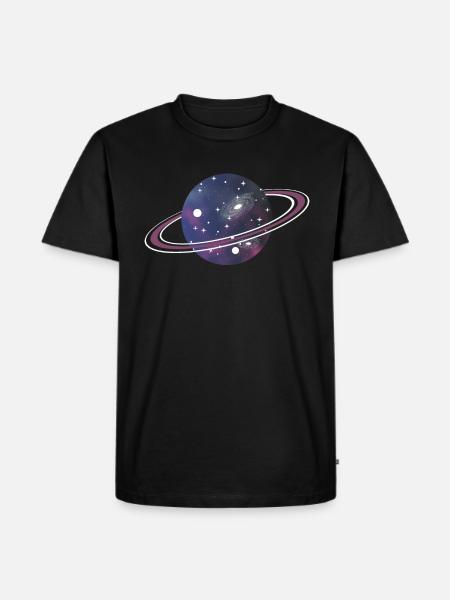 Star gazing - Men's Premium Organic T-Shirt - black