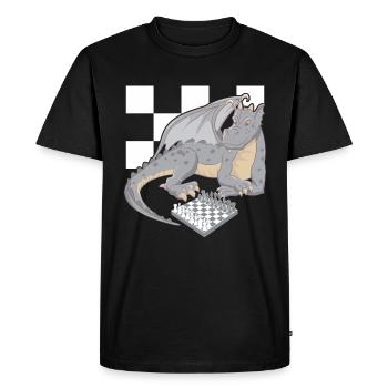dragons - Men's Premium Organic T-Shirt - black - Front - Nico (187cm)