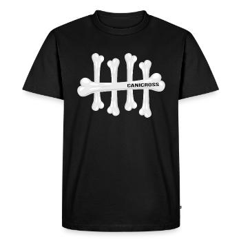 Canicross Dog Sport Running with Dog Dressage - T-shirt Premium bio Homme - noir - Devant - Nico (187cm)