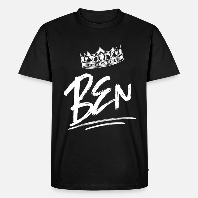 Ben - Männer Premium Bio T-Shirt - Schwarz