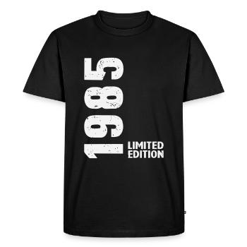 40 ans 1985 cadeau d’anniversaire - T-shirt Premium bio Homme - noir - Devant - Nico (187cm)