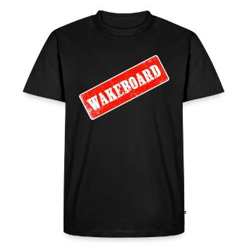 wakeboarding wakeboarder wakestyle cable-wake - Men's Premium Organic T-Shirt - black - Front - Nico (187cm)