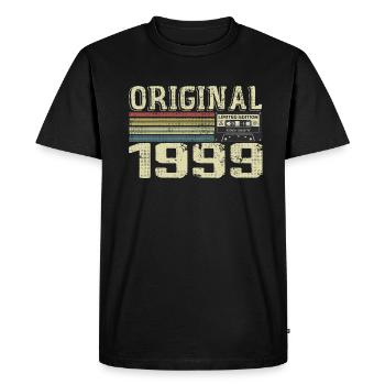 1999 Fêtes D’anniversaire - Cadeau Retro 1999 - T-shirt Premium bio Homme - noir - Devant - Nico (187cm)
