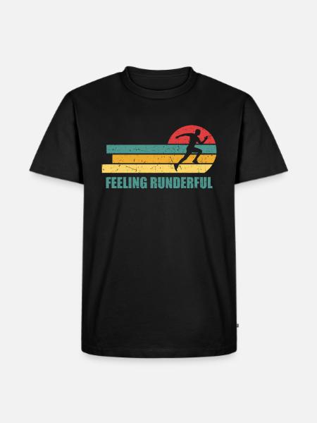 Runner Marathon Running est génial - T-shirt Premium bio Homme - noir