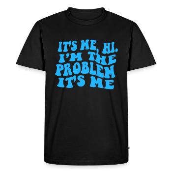 C’est moi Salut je suis le problème - T-shirt Premium bio Homme - noir - Devant - Nico (187cm)