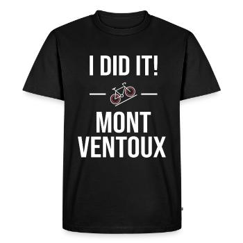 Cycling vélo Mont Ventoux - Men's Premium Organic T-Shirt - black - Front - Nico (187cm)