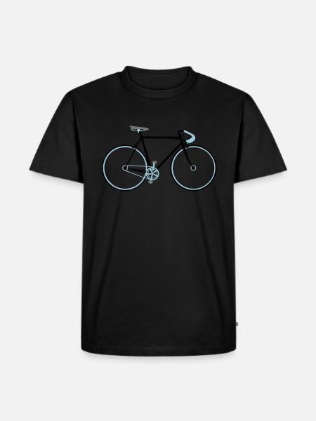 Singlespeed - Männer Premium Bio T-Shirt - Schwarz