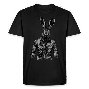 Cool with shirt. - Men's Premium Organic T-Shirt - black - Front - Nico (187cm)