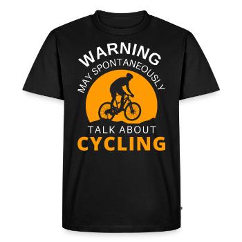Cyclisme - T-shirt Premium bio Homme - noir - Devant - Nico (187cm)