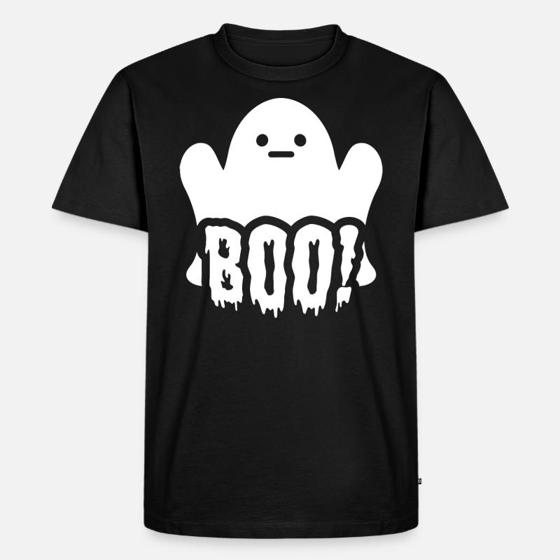 Halloween - Männer Premium Bio T-Shirt - Schwarz