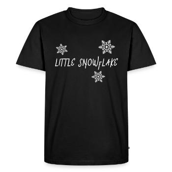 Natation hivernale Nageurs d’hiver Baignade de flocons de neige Bain de glace - T-shirt Premium bio Homme - noir - Devant - Nico (187cm)