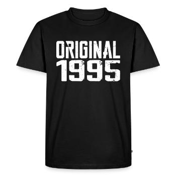 1995 Vintage Cadeau Anniversaire Rétro Cadeau 1995 - T-shirt Premium bio Homme - noir - Devant - Nico (187cm)