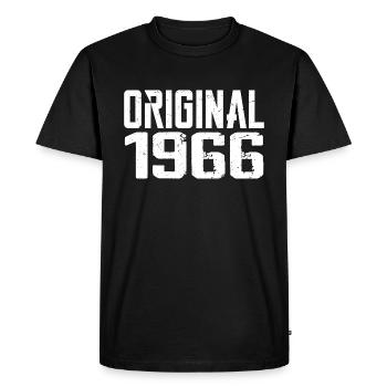 1966 Vintage Cadeau Anniversaire Rétro Cadeau 1966 - T-shirt Premium bio Homme - noir - Devant - Nico (187cm)