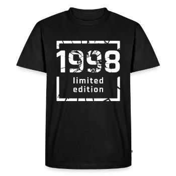 1998 limited edition 25th birthday - Men's Premium Organic T-Shirt - black - Front - Nico (187cm)