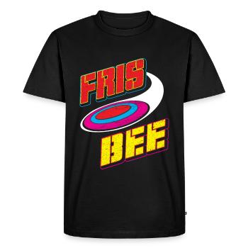 Frisbee - Frisbee ultime - T-shirt Premium bio Homme - noir - Devant - Nico (187cm)