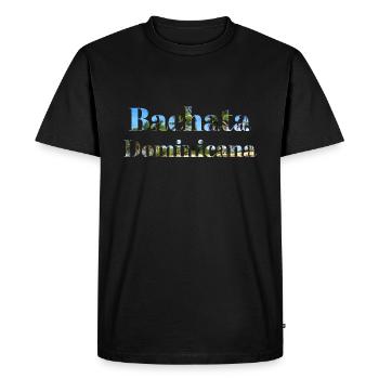 Bachata Dominicana cadeau danse Latinos Latines - T-shirt Premium bio Homme - noir - Devant - Nico (187cm)