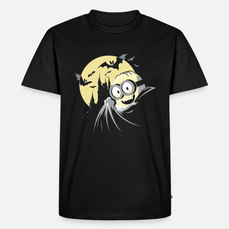 Minions Dave Halloween - Männer Premium Bio T-Shirt - Schwarz