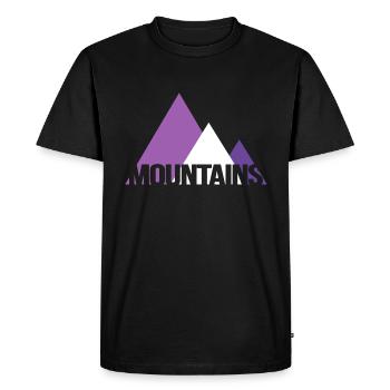hiking adventure mountain hiking hiking mountains - Men's Premium Organic T-Shirt - black - Front - Nico (187cm)