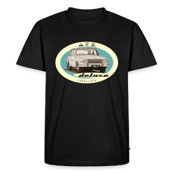 Wartburg 353 Deluxe AWE Design IFA DDR - Men's Premium Organic T-Shirt - black - Front - Nico (187cm)