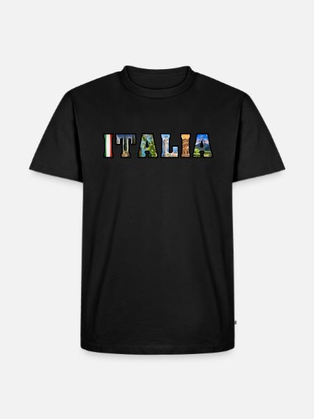 Italia Design - Men's Premium Organic T-Shirt - black