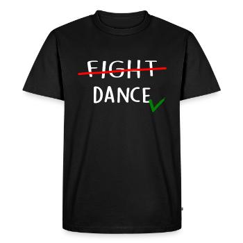 Dancers dance ANTI-WAR-DANCE Dance School - Men's Premium Organic T-Shirt - black - Front - Nico (187cm)