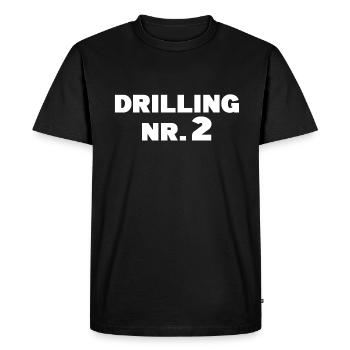 Triplet Number 2 Partner Look Gift - Men's Premium Organic T-Shirt - black - Front - Nico (187cm)