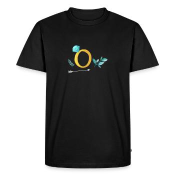 Bague de fiançailles - T-shirt Premium bio Homme - noir - Devant - Nico (187cm)
