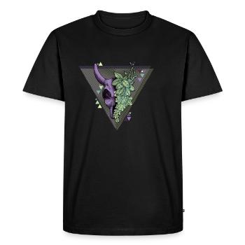 Skull - skull - Men's Premium Organic T-Shirt - black - Front - Nico (187cm)