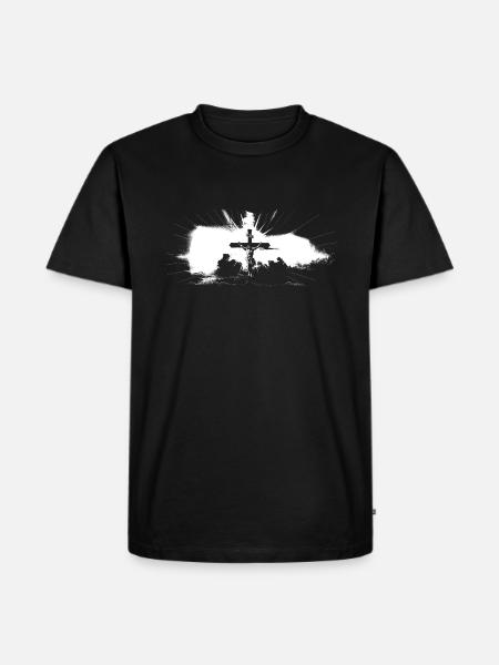 Jésus crucifixion - T-shirt Premium bio Homme - noir