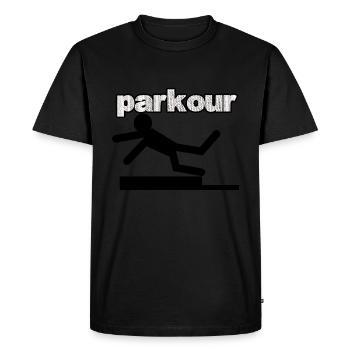 street sport - T-shirt Premium bio Homme - noir - Devant - Nico (187cm)