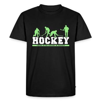 Hockey sur gazon Hockey Club de hockey Saison de hockey - T-shirt Premium bio Homme - noir - Devant - Nico (187cm)