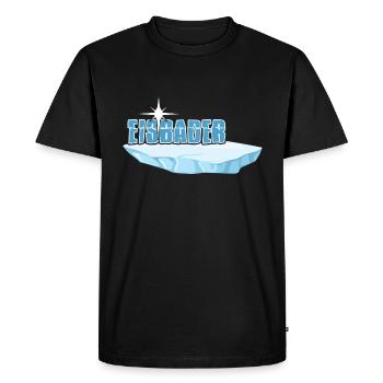 Ice baths, winter bath, hardening, cold therapy, ice bath - Men's Premium Organic T-Shirt - black - Front - Nico (187cm)