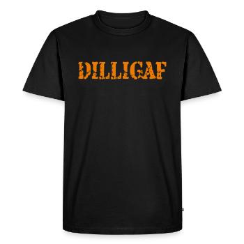 DILLIGAF - T-shirt Premium bio Homme - noir - Devant - Nico (187cm)
