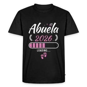 Grandma 2026 Loading Future Grandma - Men's Premium Organic T-Shirt - black - Front - Nico (187cm)