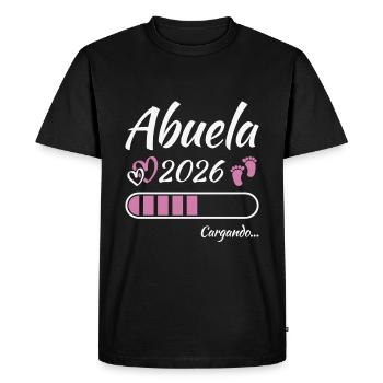 Grandma 2026 Loading Future Grandma - Men's Premium Organic T-Shirt - black - Front - Nico (187cm)