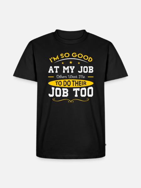 emploi - T-shirt Premium bio Homme - noir