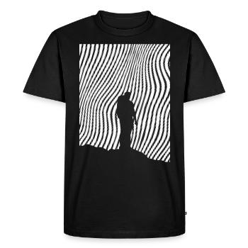 Hikers - (2) - Men's Premium Organic T-Shirt - black - Front - Nico (187cm)