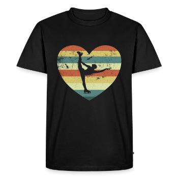 Figure skater Figure skating - Men's Premium Organic T-Shirt - black - Front - Nico (187cm)