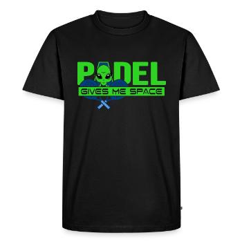 Padel Padel Tennis Padel tennis player Padel-time - Men's Premium Organic T-Shirt - black - Front - Nico (187cm)