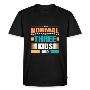 momie - T-shirt Premium bio Homme - noir - Devant - Nico (187cm)