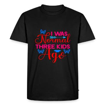 momie - T-shirt Premium bio Homme - noir - Devant - Nico (187cm)